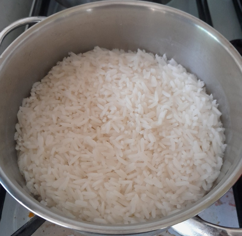 rice ready to be served