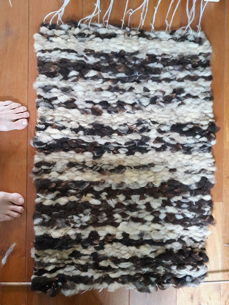 The rug at full length.